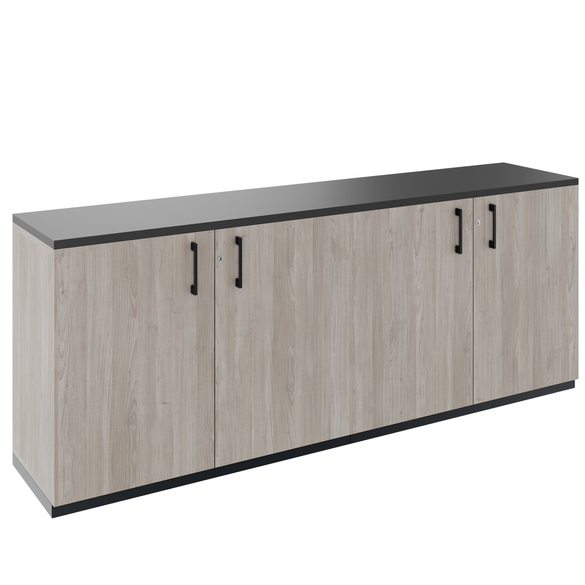CHOICE Ensemble d’armoires | 2OH, 2000 x 785 mm, chêne nordique gris  - 1 Lightbox Main Image