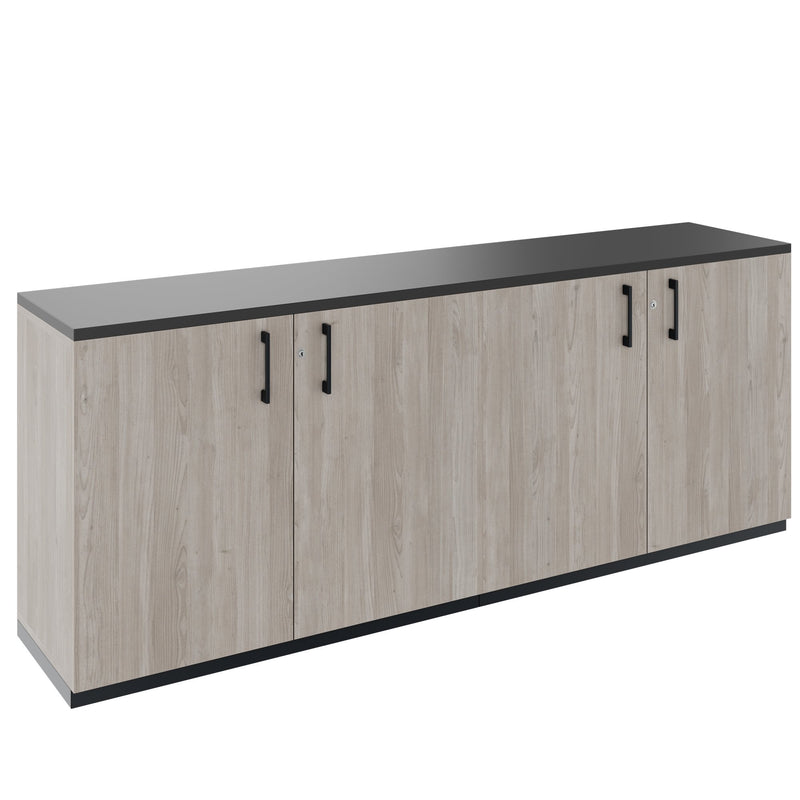 CHOICE Ensemble d’armoires | 2OH, 2000 x 785 mm, chêne nordique gris  - 1 Main Image