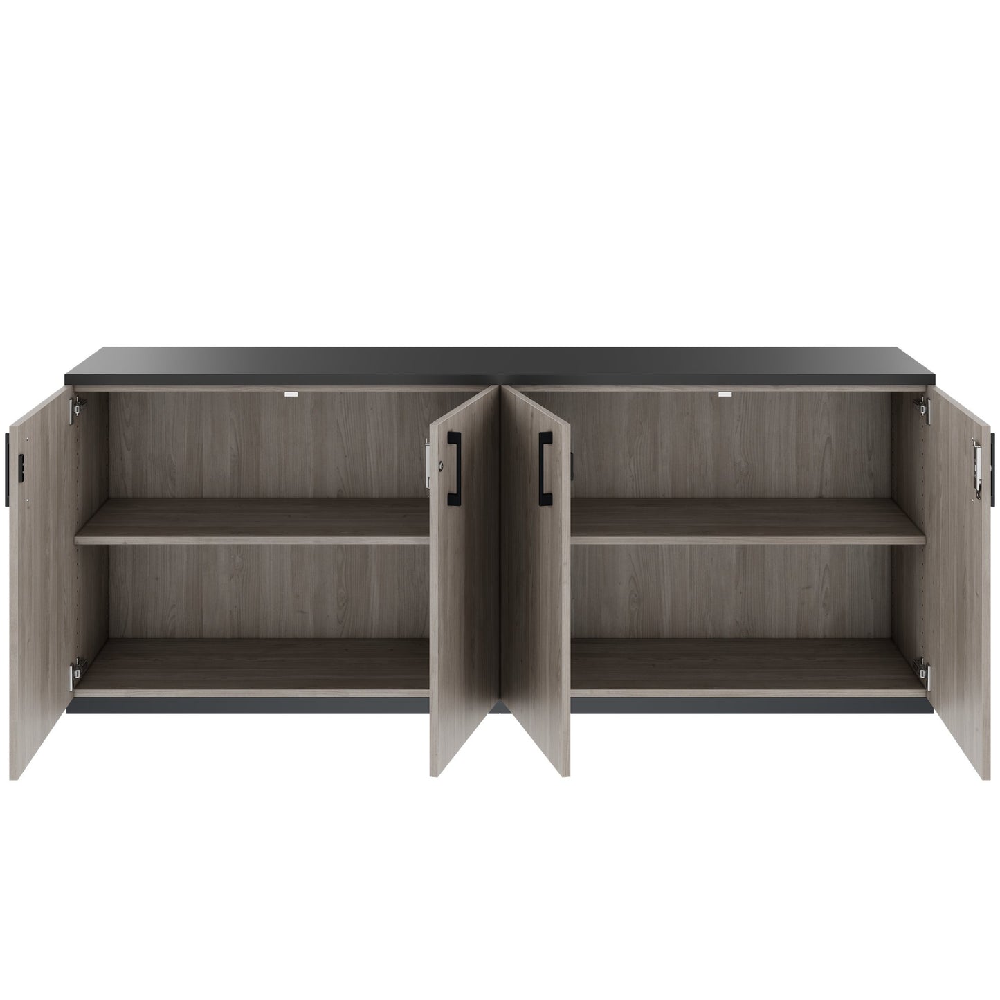 CHOICE Cupboard set | 2OH, 2000 x 785 mm, north oak gray
