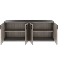 CHOICE Cupboard set | 2OH, 2000 x 785 mm, north oak gray