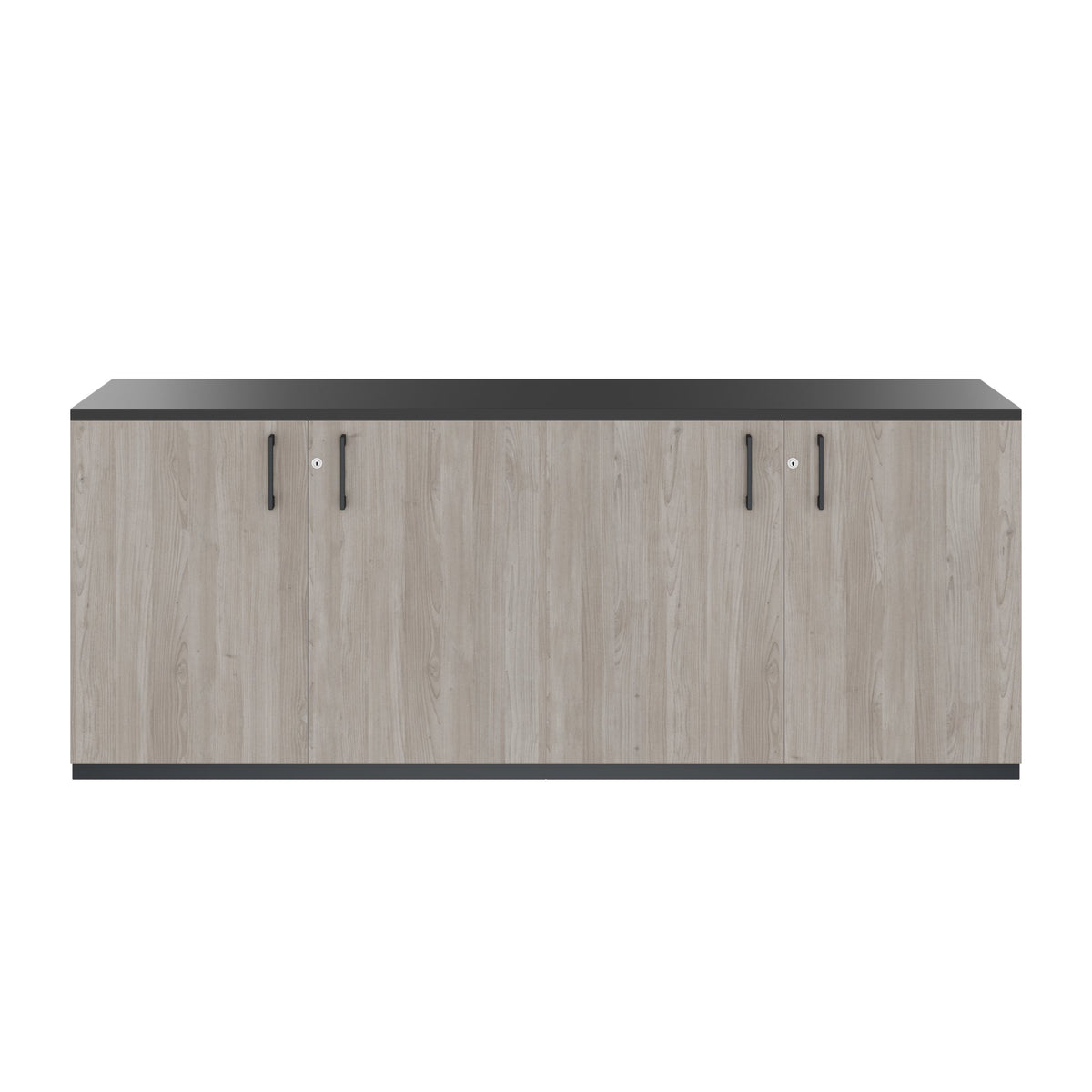 CHOICE Ensemble d’armoires | 2OH, 2000 x 785 mm, chêne nordique gris  - 3 Lightbox Main Image