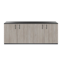 CHOICE Cupboard set | 2OH, 2000 x 785 mm, north oak gray