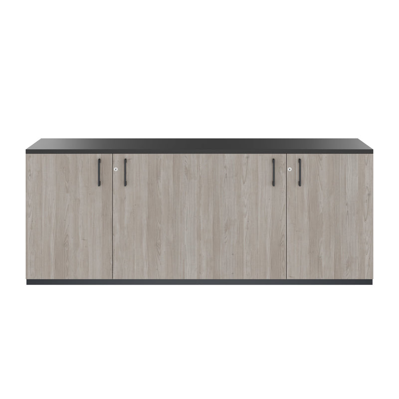CHOICE Ensemble d’armoires | 2OH, 2000 x 785 mm, chêne nordique gris  - 3 Main Image