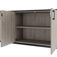 CHOICE Cupboard set | 2OH, 2000 x 785 mm, north oak gray