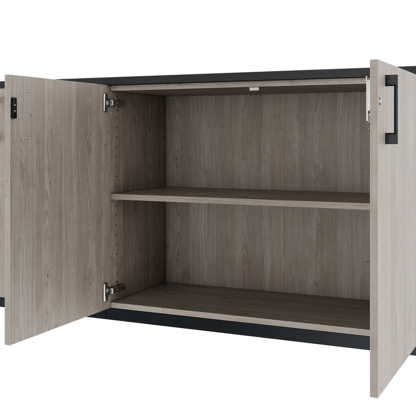 CHOICE Cupboard set | 2OH, 2000 x 785 mm, north oak gray
