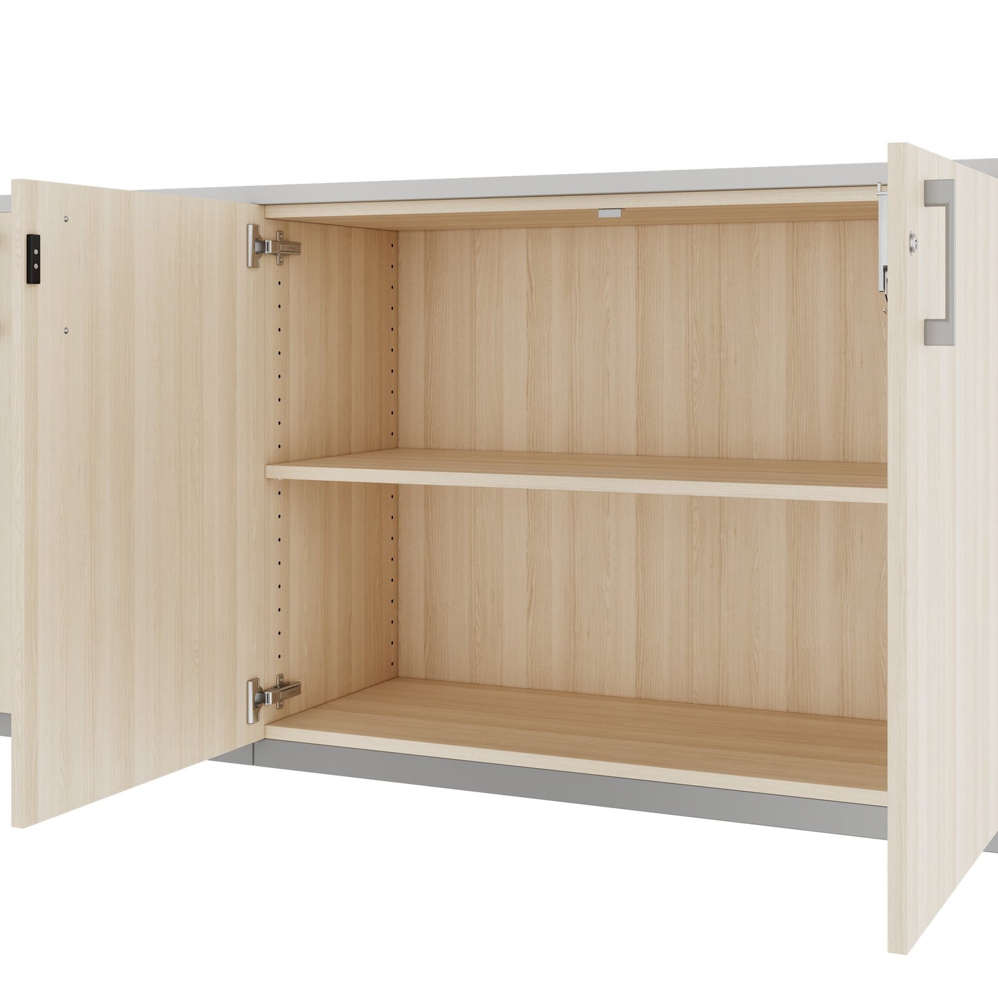 CHOICE Cupboard set | 2OH, 2000 x 785 mm, sand ash