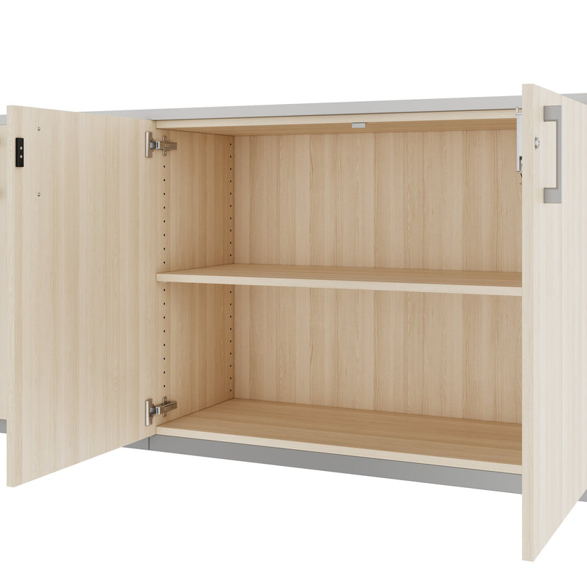 CHOICE Cupboard set | 2OH, 2000 x 785 mm, sand ash