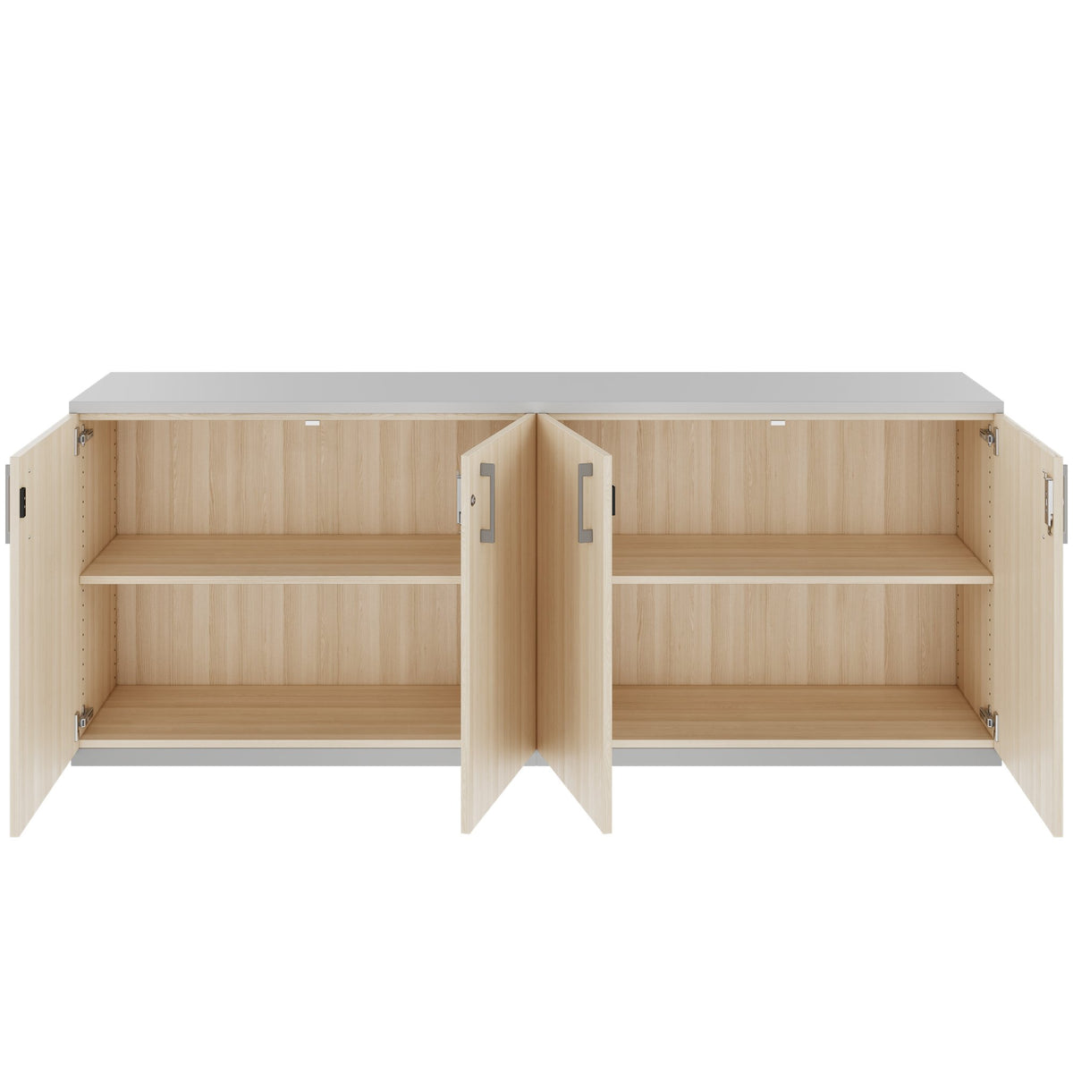 CHOICE Ensemble d’armoires | 2OH, 2000 x 785 mm, chêne sable  - 4 Lightbox Main Image