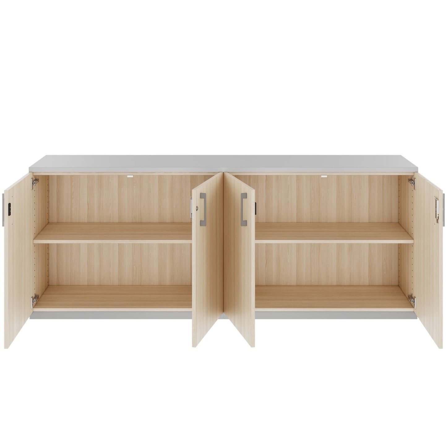 CHOICE Cupboard set | 2OH, 2000 x 785 mm, sand ash