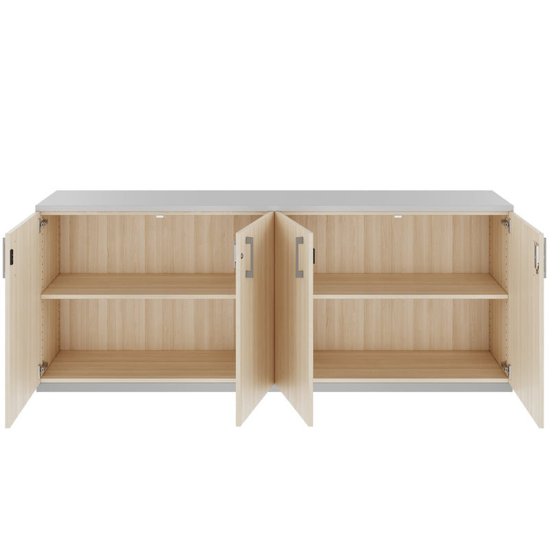 CHOICE Ensemble d’armoires | 2OH, 2000 x 785 mm, chêne sable  - 4 Main Image