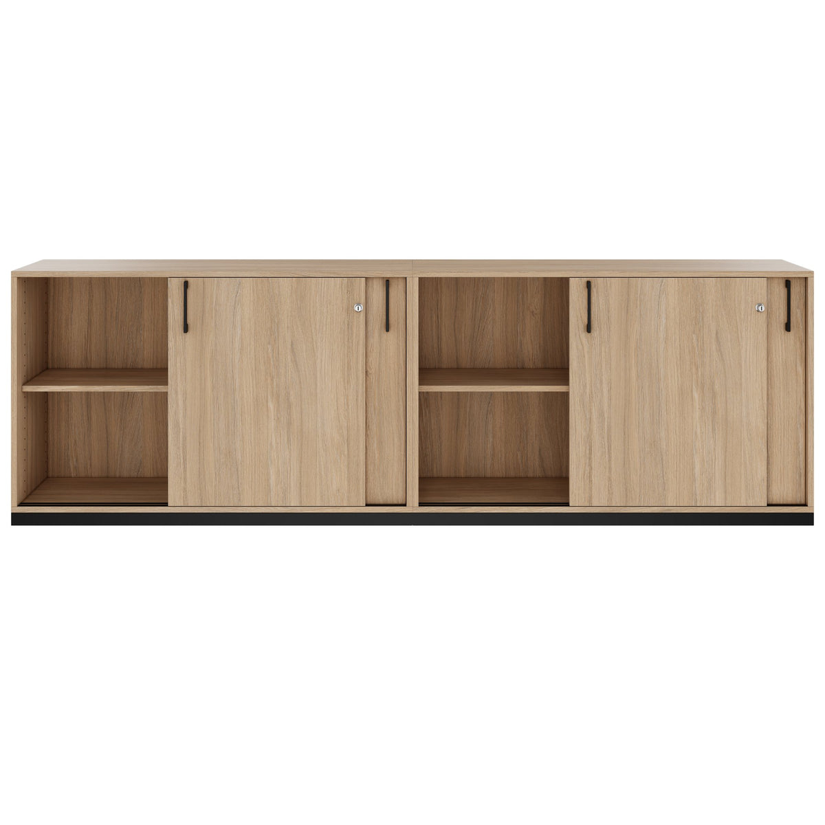 CHOICE Ensemble d’armoires | 2 OH, 2400 x 760 mm, chêne ambré  - 4 Lightbox Main Image