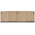 CHOICE Ensemble d’armoires | 2 OH, 2400 x 760 mm, chêne ambré  - 3 Thumbnail Image