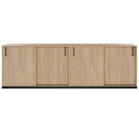 CHOICE Ensemble de placards | 2OH, 2400 x 760 mm, chêne ambre