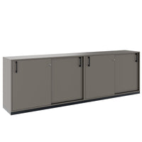 CHOICE Ensemble de placards | 2OH, 2400 x 760 mm, gris cubanite
