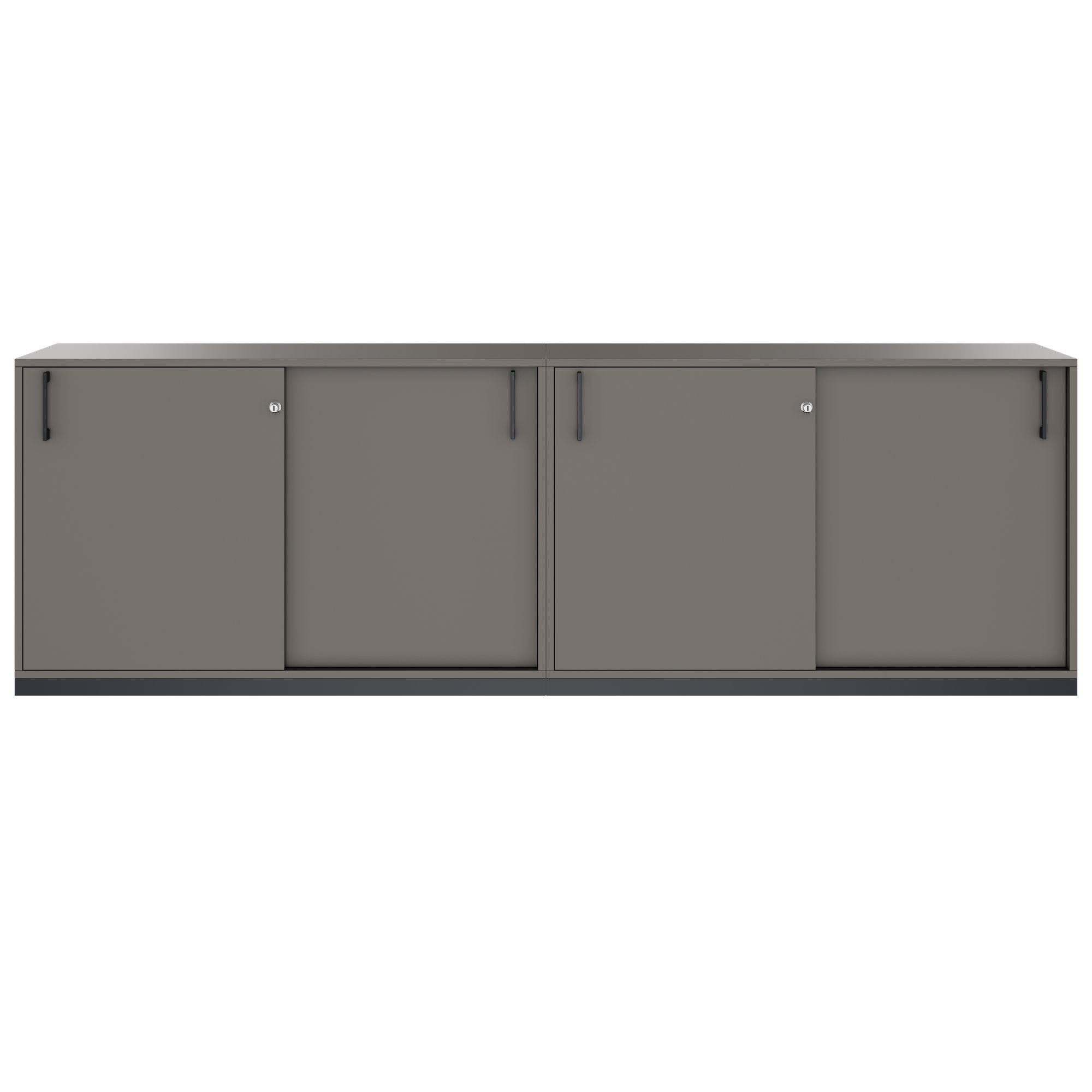 CHOICE Ensemble de placards | 2OH, 2400 x 760 mm, gris cubanite