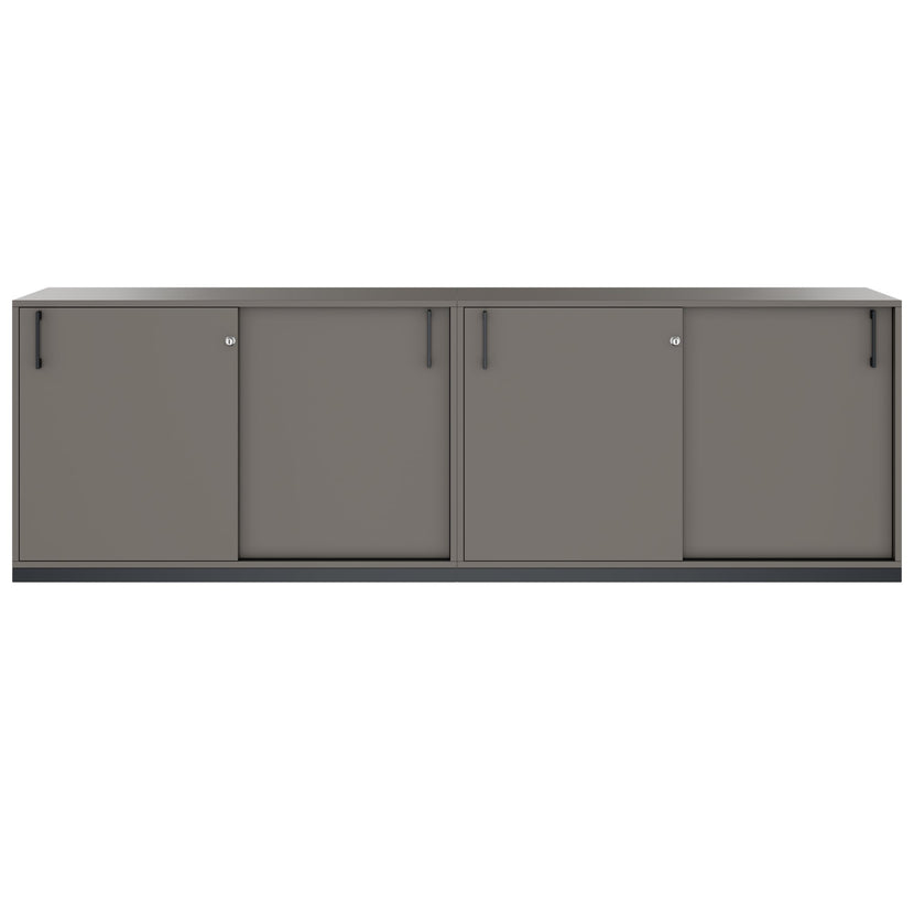 CHOICE Ensemble de placards | 2OH, 2400 x 760 mm, gris cubanite