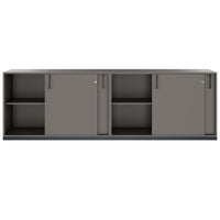 CHOICE Ensemble de placards | 2OH, 2400 x 760 mm, gris cubanite