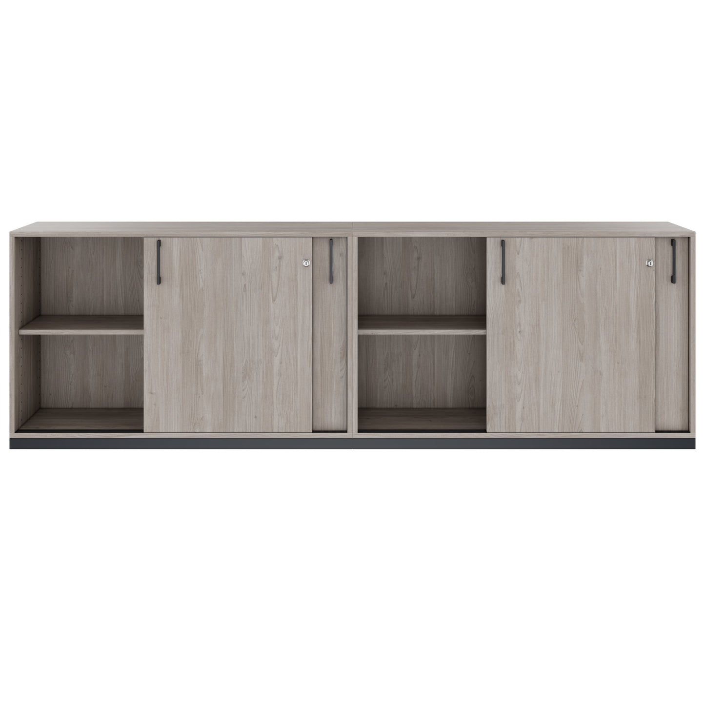 CHOICE Ensemble de placards | 2OH, 2400 x 760 mm, North Oak Gray