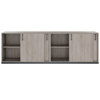 CHOICE Ensemble de placards | 2OH, 2400 x 760 mm, North Oak Gray