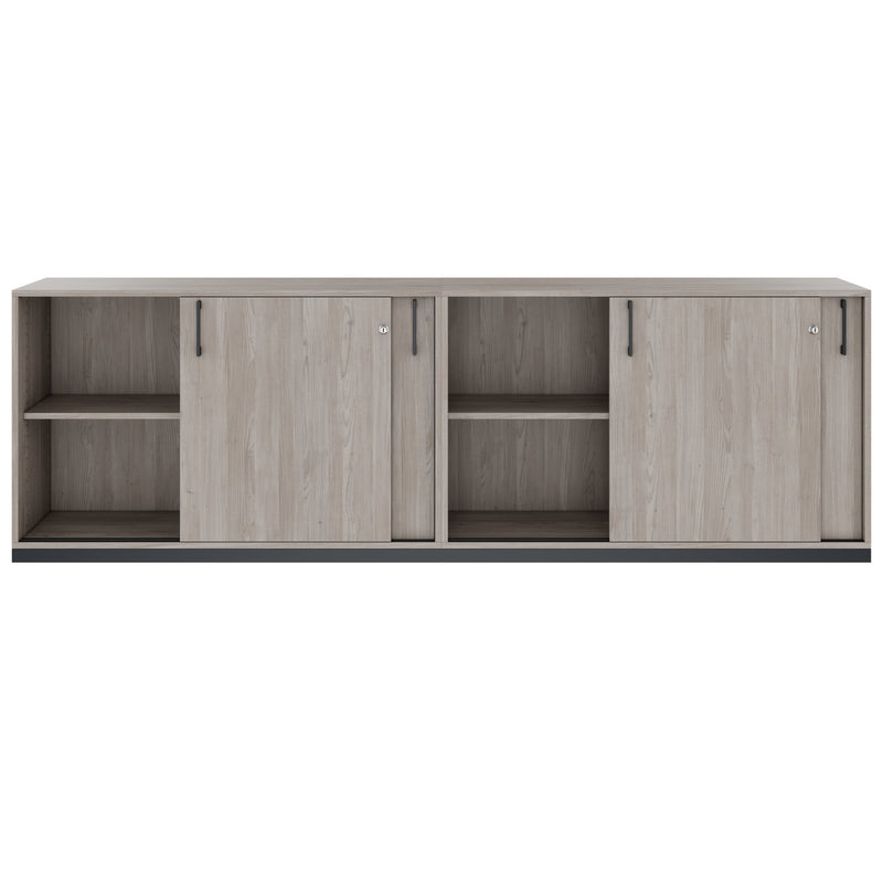 CHOICE Schrankset | 2OH, 2400 x 760 mm, Nordeiche grau - 4 Main Image