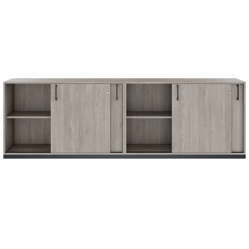 CHOICE Ensemble de placards | 2OH, 2400 x 760 mm, North Oak Gray