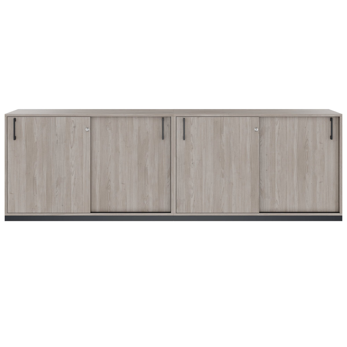 CHOICE Schrankset | 2OH, 2400 x 760 mm, Nordeiche grau - 3 Lightbox Main Image
