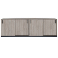 CHOICE Ensemble de placards | 2OH, 2400 x 760 mm, North Oak Gray