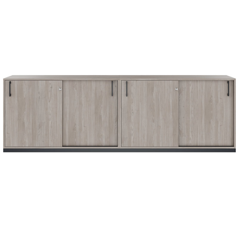 CHOICE Schrankset | 2OH, 2400 x 760 mm, Nordeiche grau - 3 Main Image