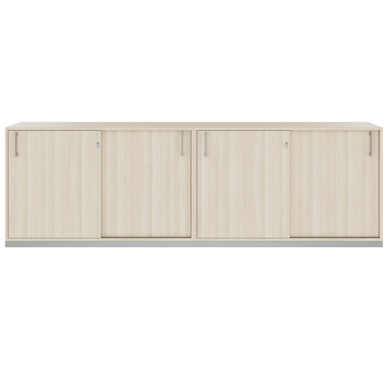 CHOICE Ensemble d'armoires | 2OH, 2400 x 760 mm, chêne sablé  - 3 Main Image
