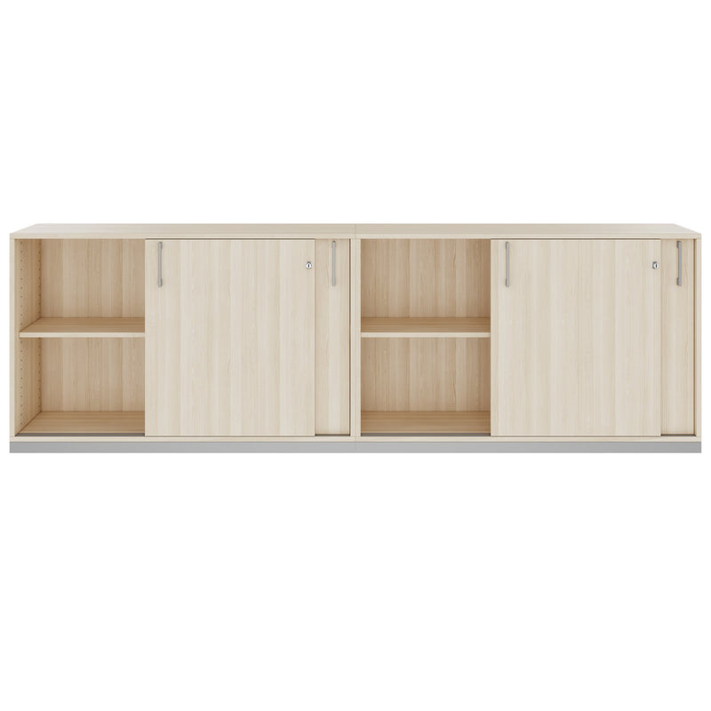 CHOICE Ensemble d'armoires | 2OH, 2400 x 760 mm, chêne sablé  - 4 Main Image