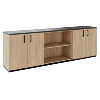 CHOICE Cupboard set | 2OH, 2400 x 785 mm, amber oak