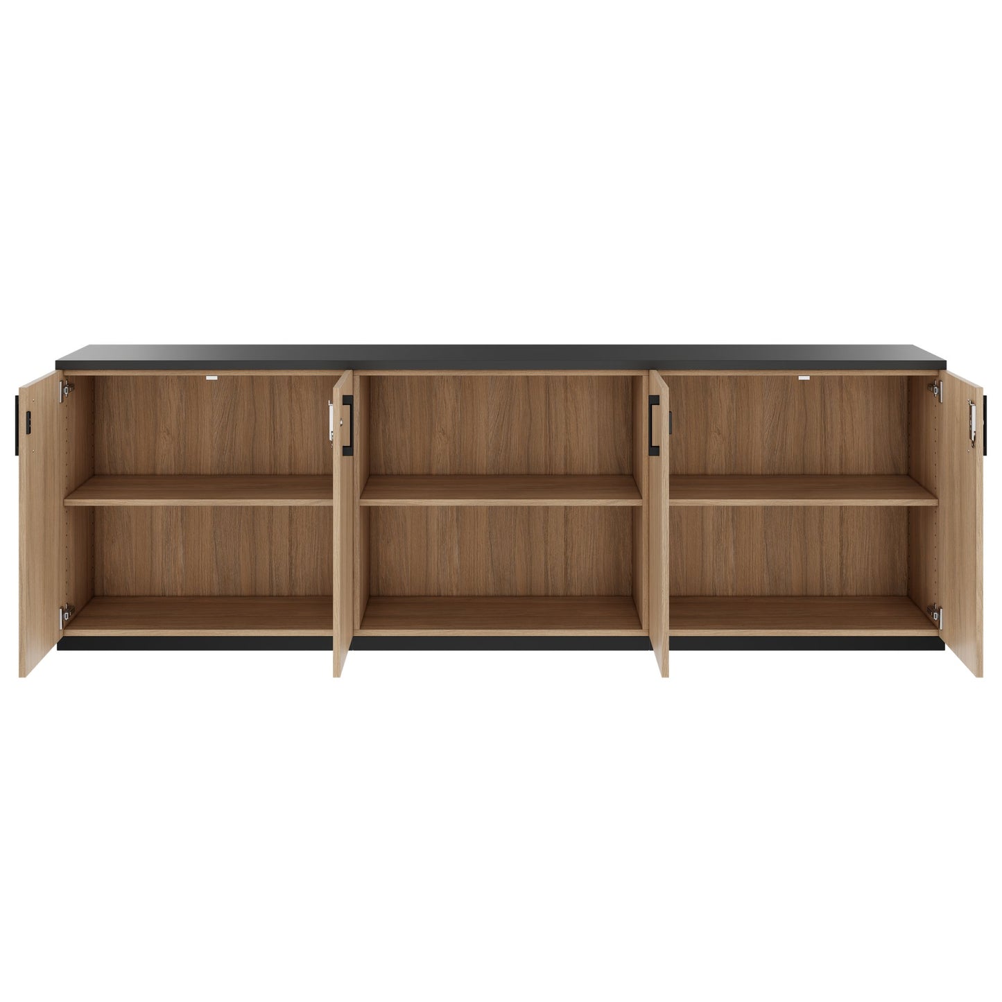 CHOICE Cupboard set | 2OH, 2400 x 785 mm, amber oak