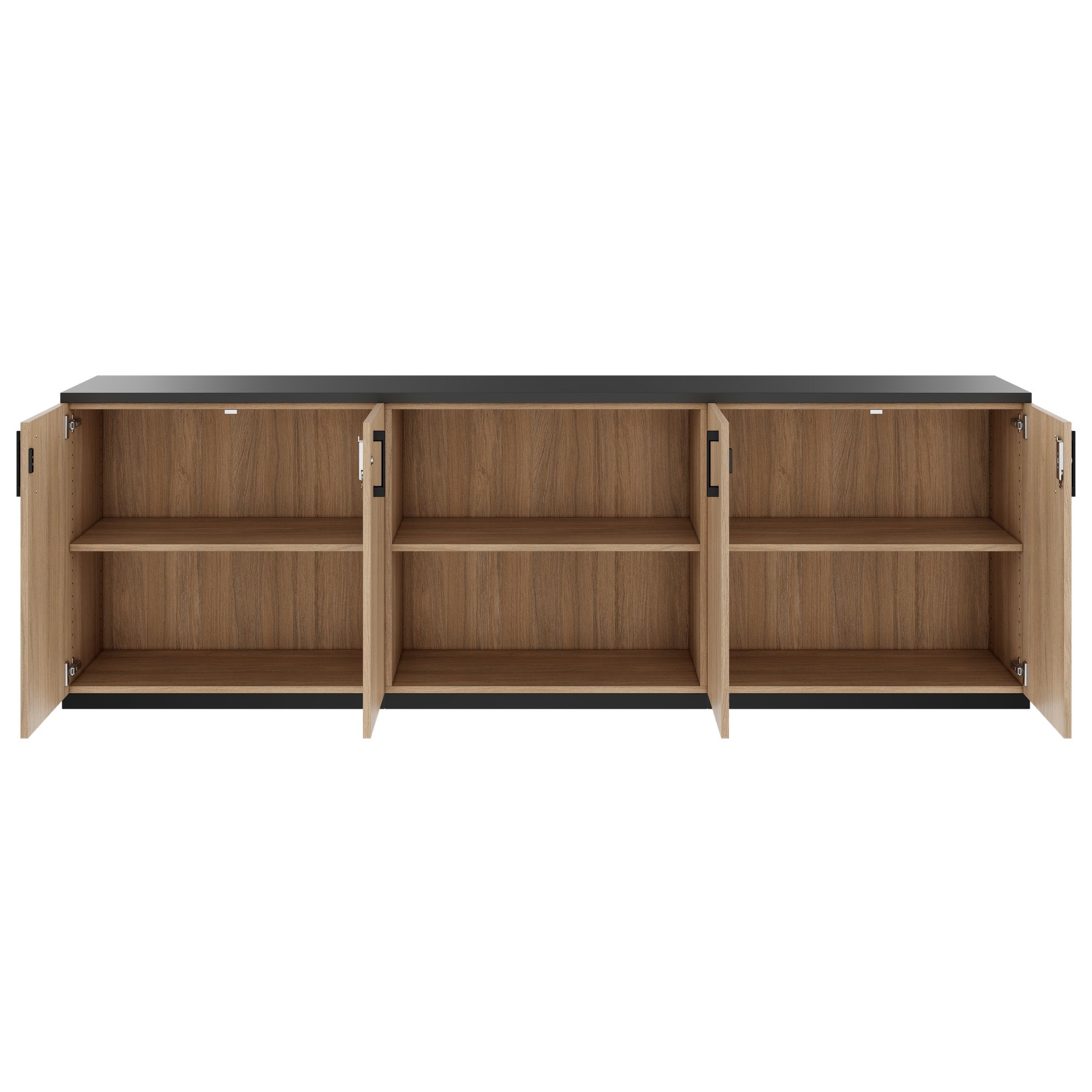 CHOICE Cupboard set | 2OH, 2400 x 785 mm, amber oak