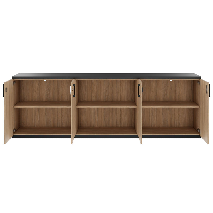 CHOICE Cupboard set | 2OH, 2400 x 785 mm, amber oak