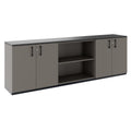 CHOICE Cupboard set | 2OH, 2400 x 785 mm, cubanite gray - 1 Thumbnail Image