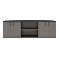 CHOICE Cupboard set | 2OH, 2400 x 785 mm, cubanite gray