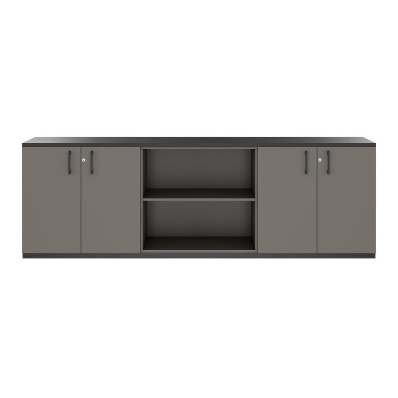 CHOICE Cupboard set | 2OH, 2400 x 785 mm, cubanite gray - 3 Main Image