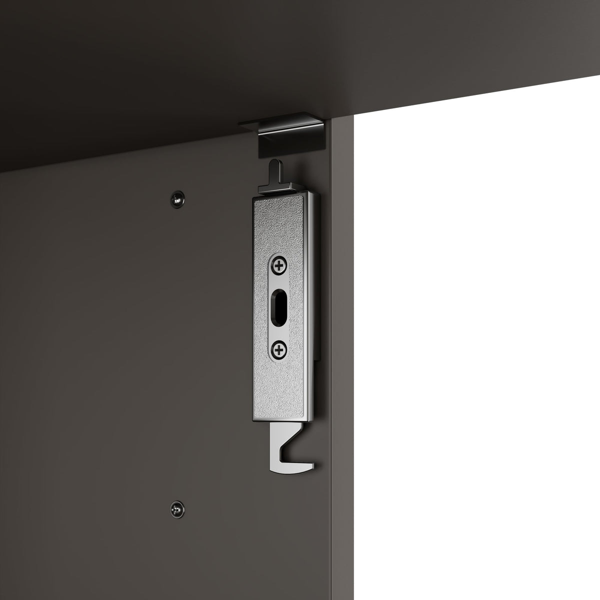 CHOICE Cupboard set | 2OH, 2400 x 785 mm, cubanite gray - 7 Lightbox Main Image