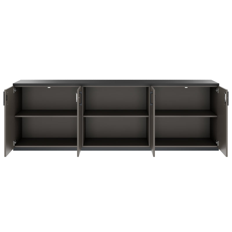 CHOICE Cupboard set | 2OH, 2400 x 785 mm, cubanite gray - 4 Main Image