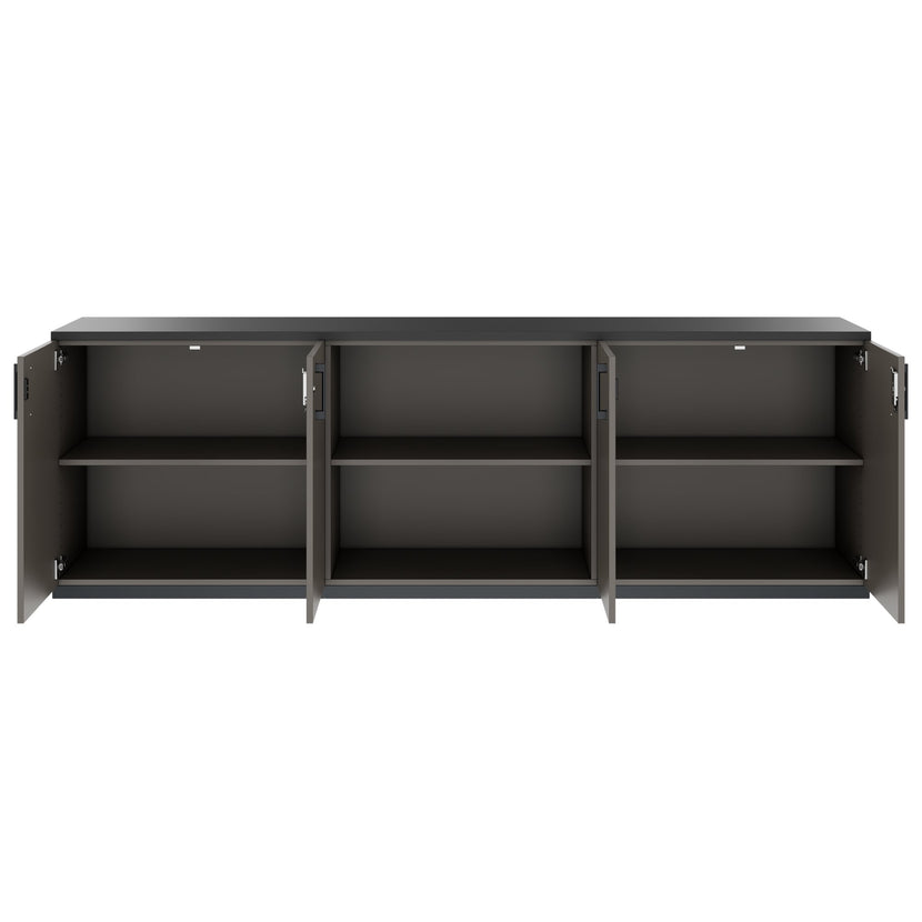 CHOICE Cupboard set | 2OH, 2400 x 785 mm, cubanite gray