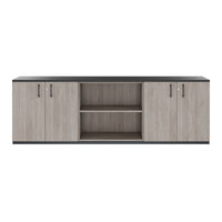 CHOICE Cupboard set | 2OH, 2400 x 785 mm, north oak gray