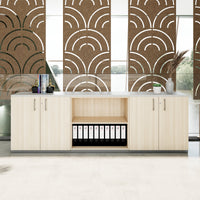 CHOICE Cupboard set | 2OH, 2400 x 785 mm, sand ash