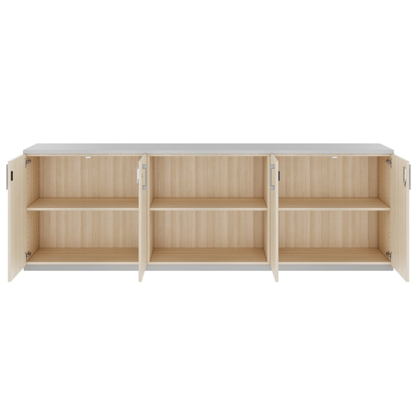 CHOICE Cupboard set | 2OH, 2400 x 785 mm, sand ash