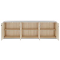 CHOICE Cupboard set | 2OH, 2400 x 785 mm, sand ash
