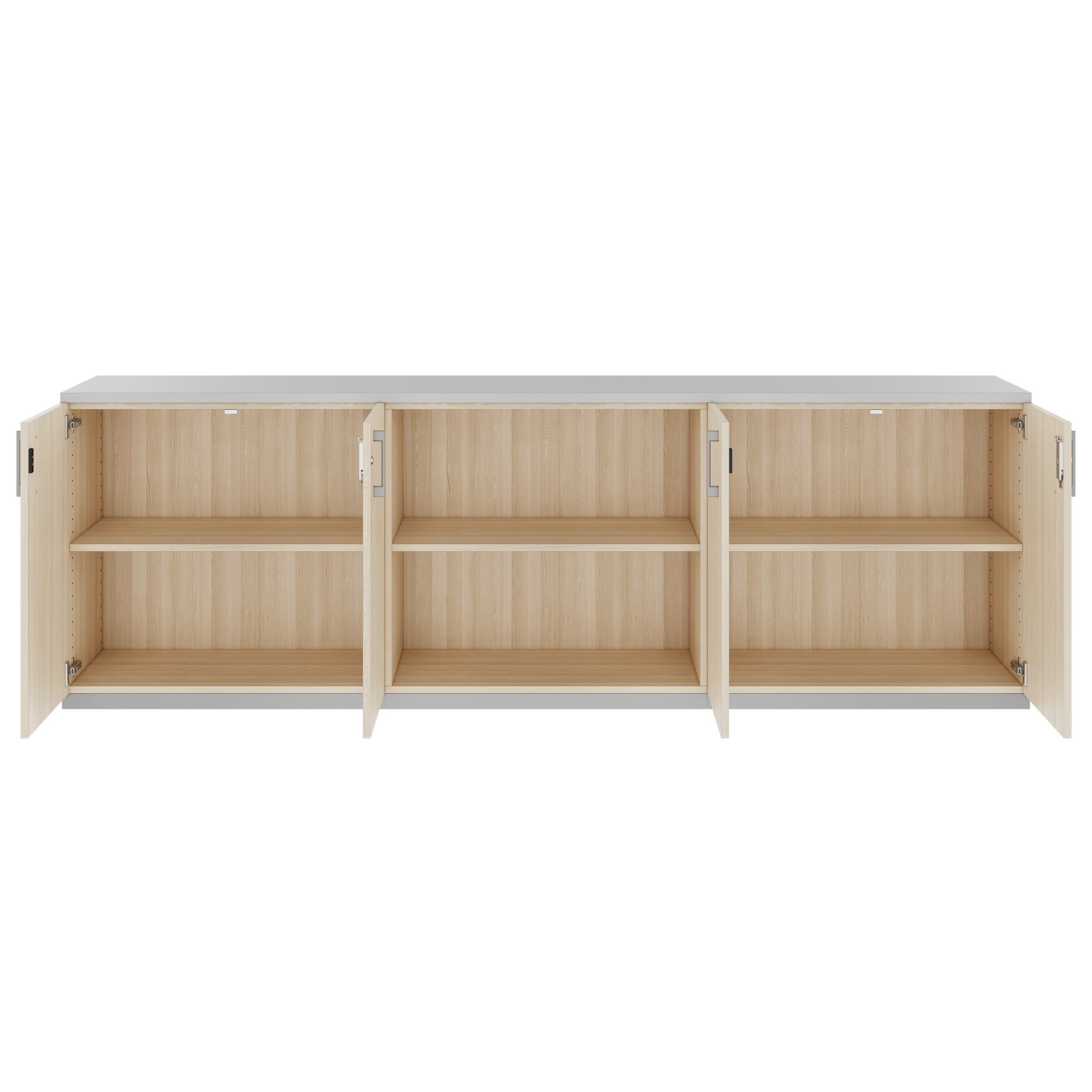 CHOICE Cupboard set | 2OH, 2400 x 785 mm, sand ash