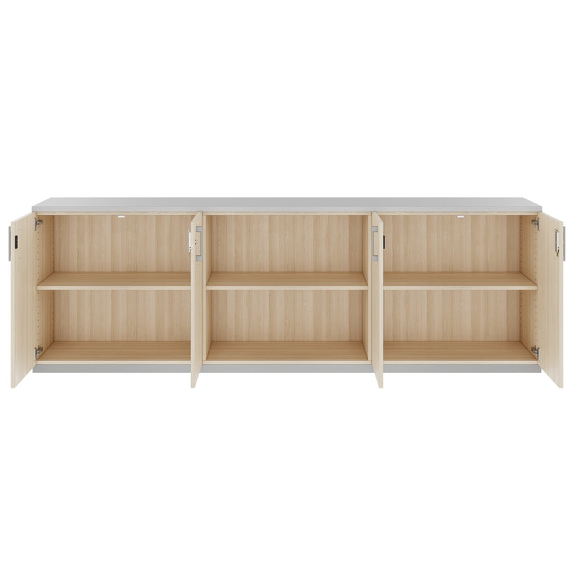 CHOICE Cupboard set | 2OH, 2400 x 785 mm, sand ash