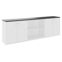 CHOICE Cupboard set | 2OH, 2400 x 785 mm, white