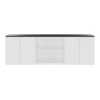CHOICE Cupboard set | 2OH, 2400 x 785 mm, white