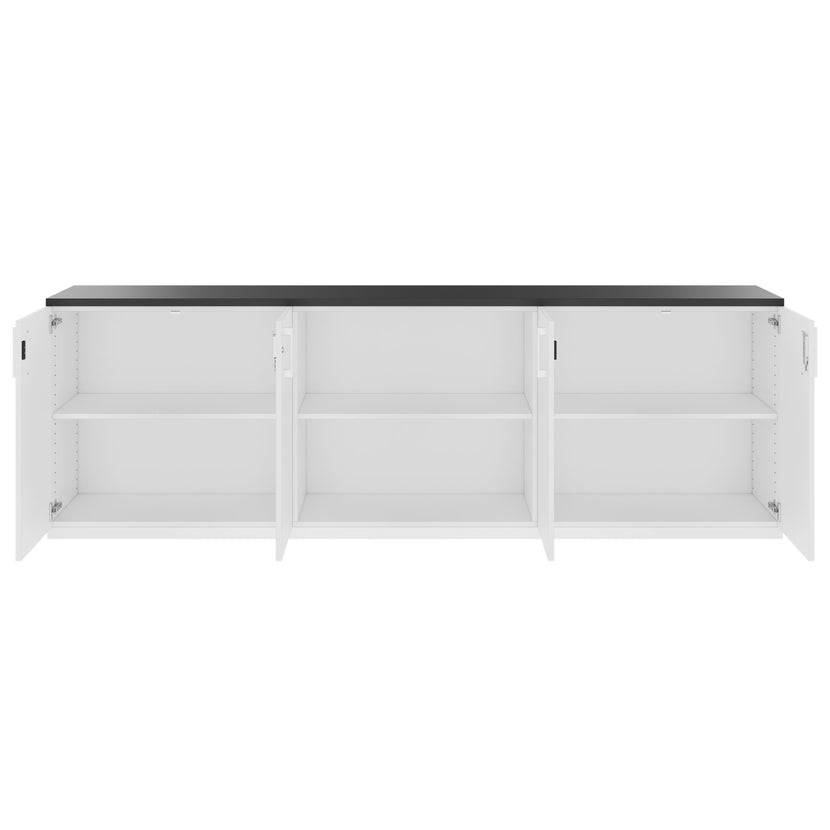 CHOICE Cupboard set | 2OH, 2400 x 785 mm, white