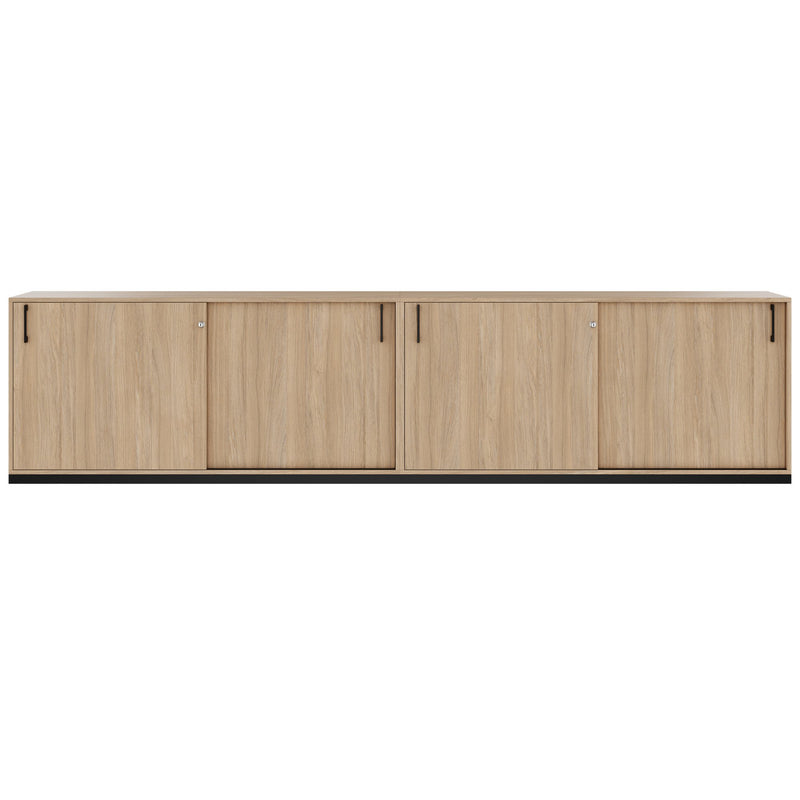 CHOICE Ensemble d'armoires | 2 OH, 3200 x 760 mm, chêne ambré  - 3 Main Image
